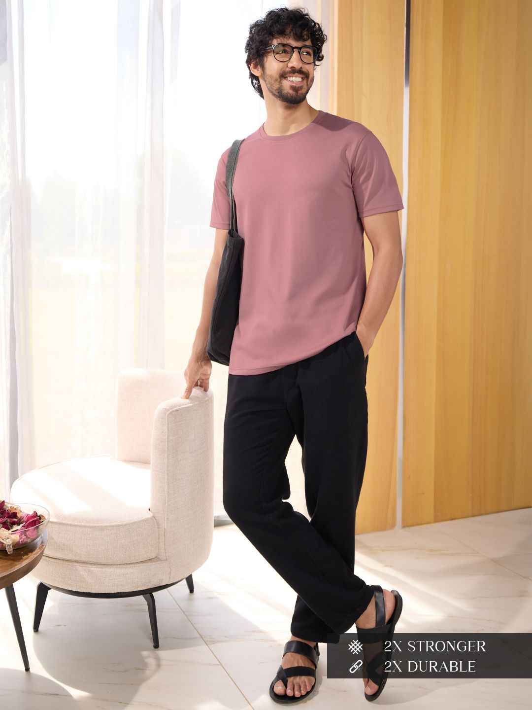 Supima: Salmon Pink Supima T-Shirts