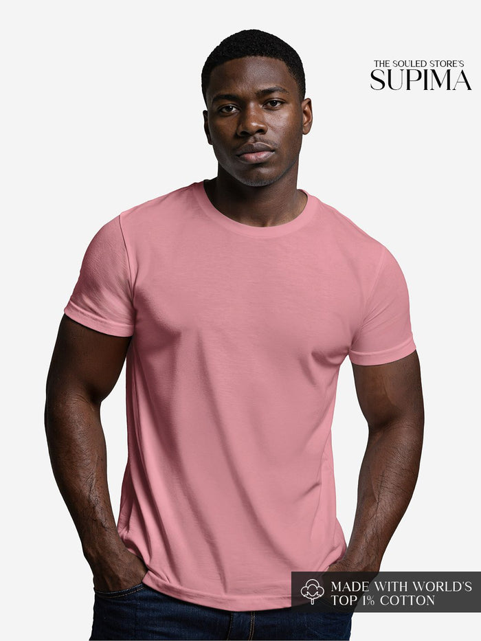 Supima: Salmon Pink Supima T-Shirts