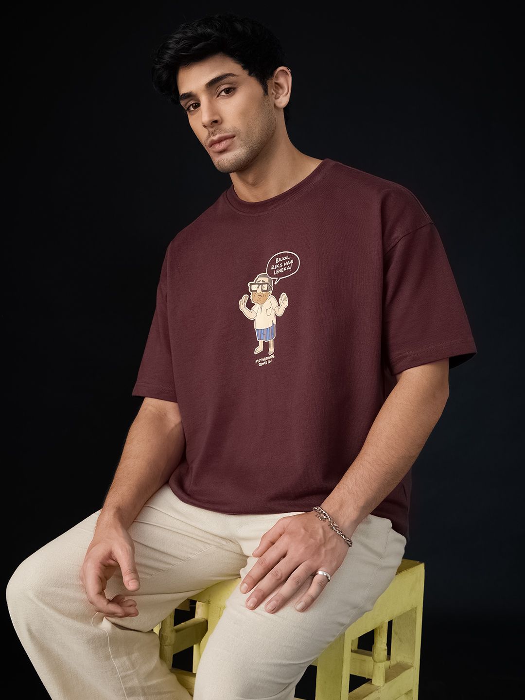 Phir Hera Pheri: Baburao Oversized T-Shirts