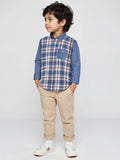 Plaid Shirt: Tartan Boys Cotton Shirts (2-8 Yrs)