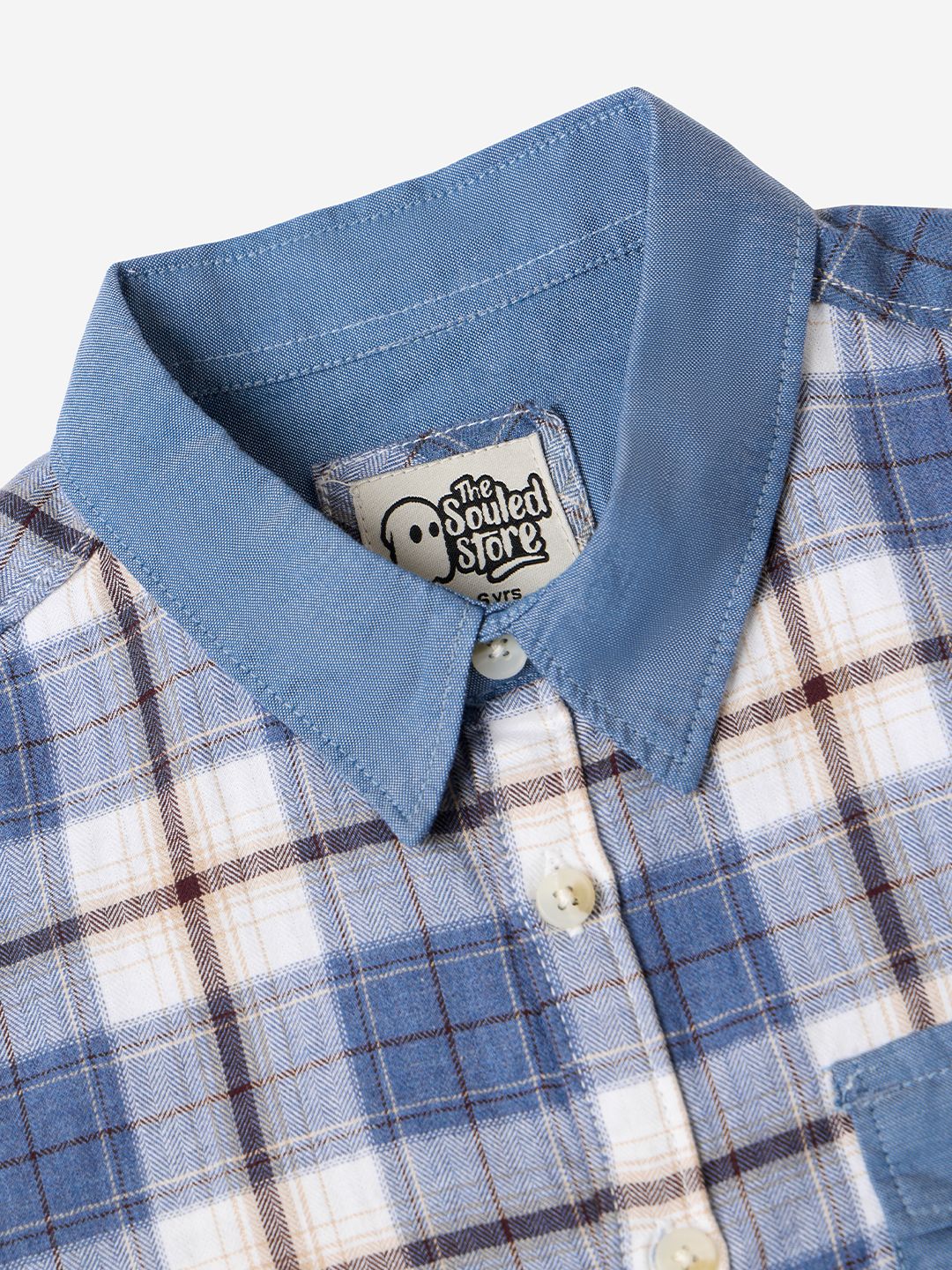 Plaid Shirt: Tartan Boys Cotton Shirts (2-8 Yrs)