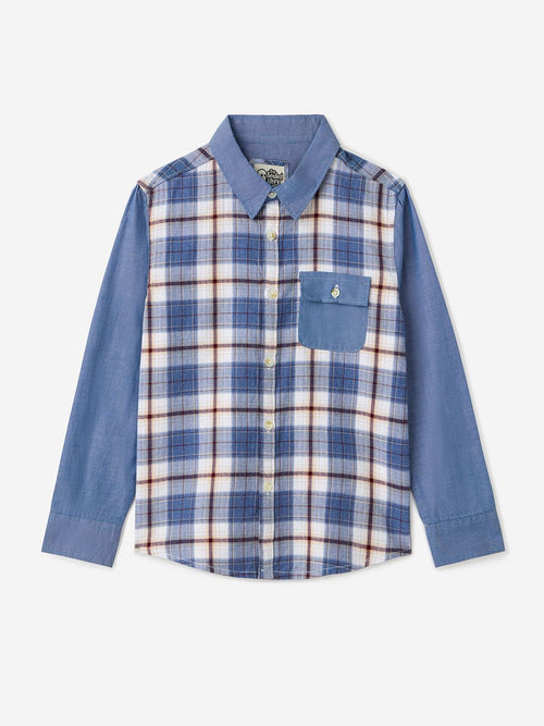 Plaid Shirt: Tartan Boys Cotton Shirts (2-8 Yrs)