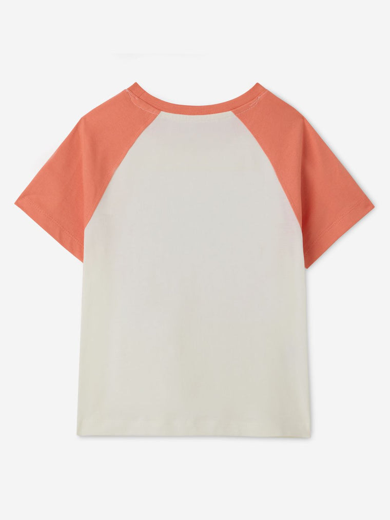 Beaded T-Shirt: Miss Sunshine Girls Cotton T-Shirts (2-8 Yrs)