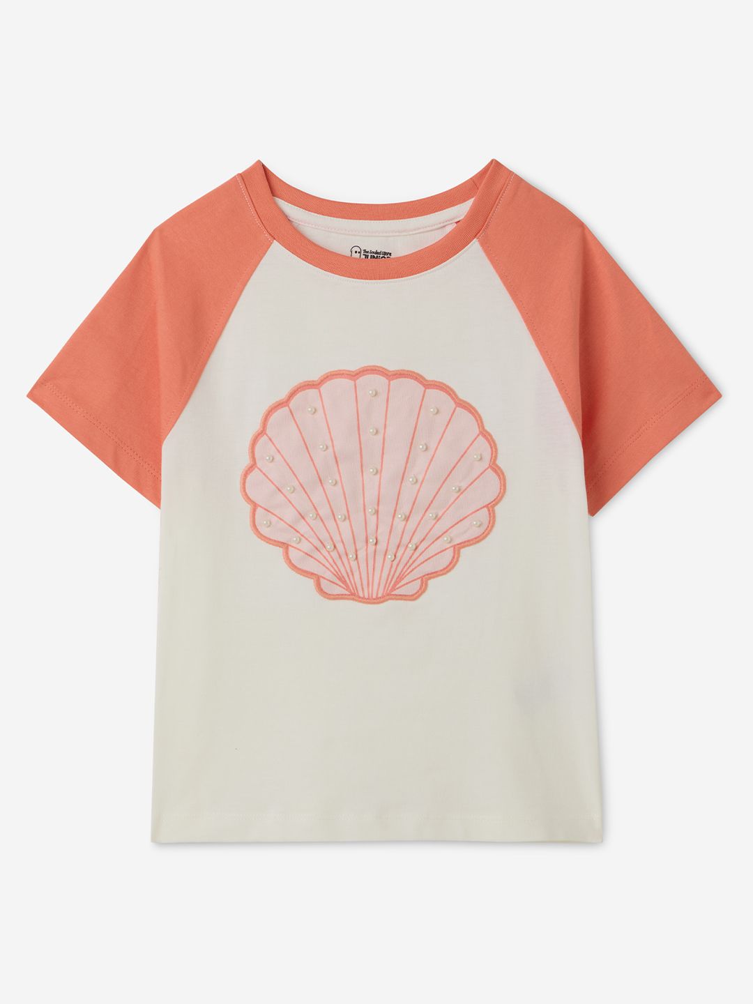 Beaded T-Shirt: Miss Sunshine Girls Cotton T-Shirts (2-8 Yrs)