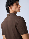Popcorn: Dark Mocha Zipper Polos
