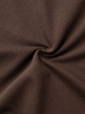 Popcorn: Dark Mocha Zipper Polos