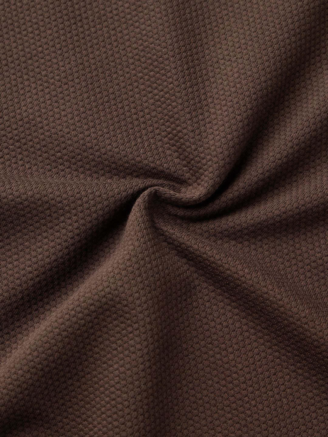 Popcorn: Dark Mocha Zipper Polos