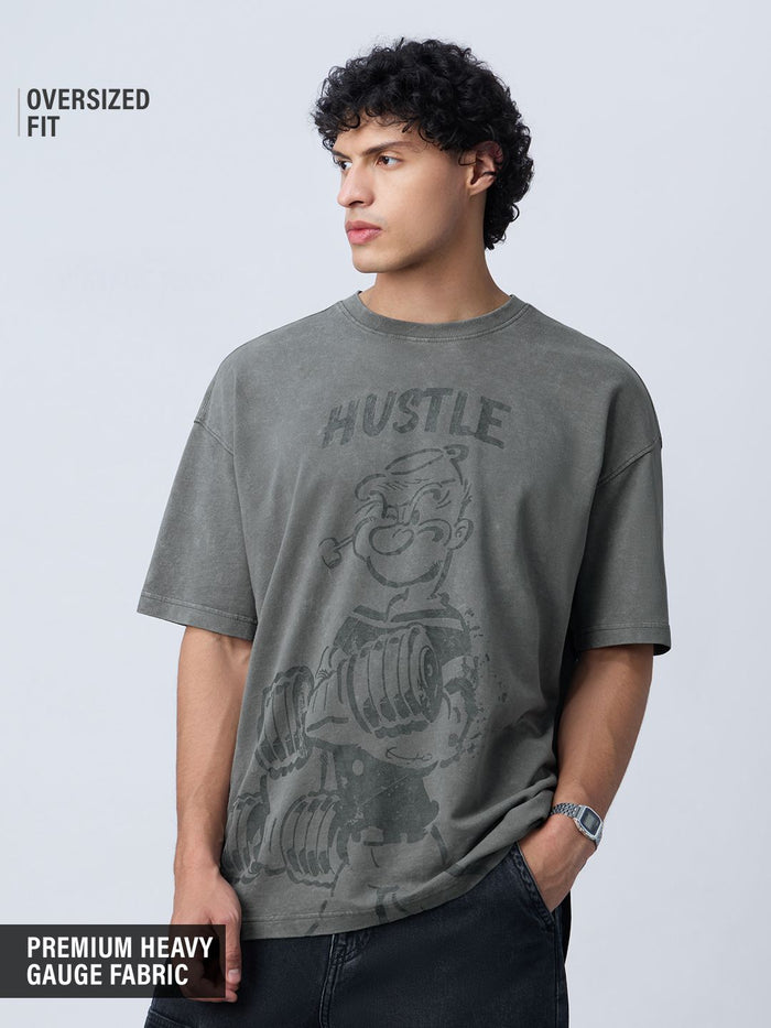 Popeye: Hustle Oversized T-Shirts