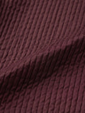 Textured Shirt: Deep Ember Women Oversized Shirts