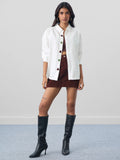 Cotton Linen Shirt: Lady Luck Women Oversized Shirts