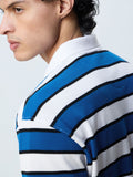 Popcorn Stripes: Sailor Zipper Polos