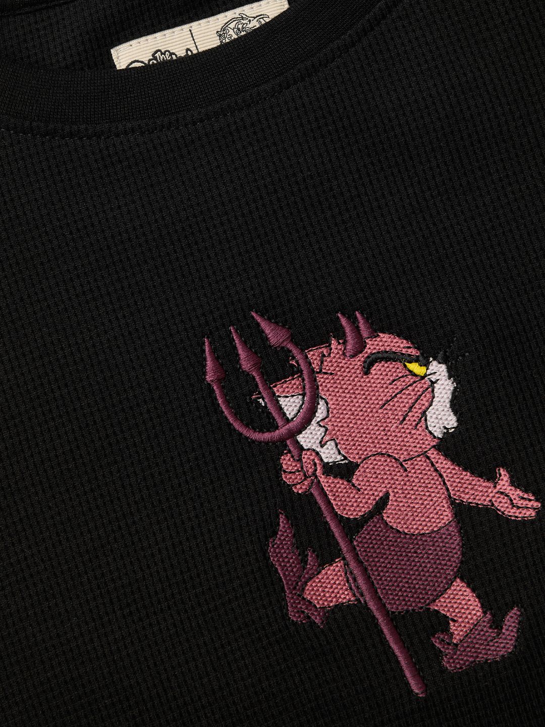 Textured T-shirt: Tom The Devil Women Oversized T-Shirts