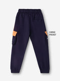 TSS Originals: Plum Boys Cargo Joggers (2-8 Yrs)