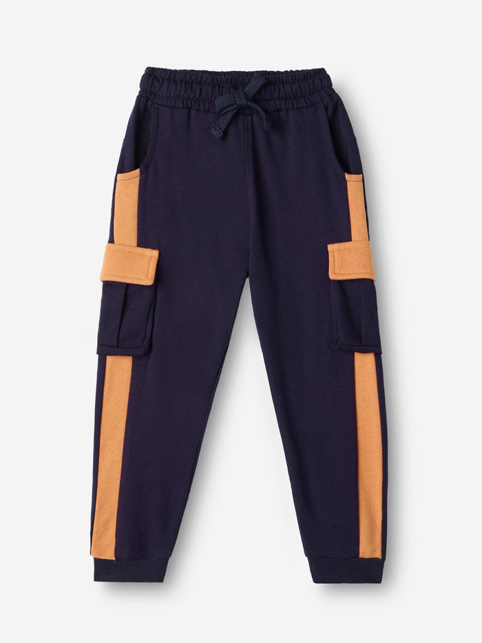 TSS Originals: Plum Boys Cargo Joggers (2-8 Yrs)