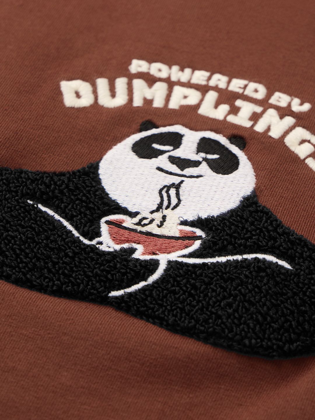 Kung Fu Panda: Powered By Dumplings Women Knit Tops