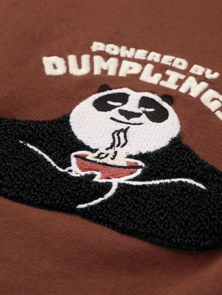 Kung Fu Panda: Powered By Dumplings Women Knit Tops