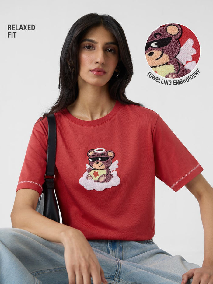 TSS Originals: Angel Teddy Women Relaxed T-Shirts