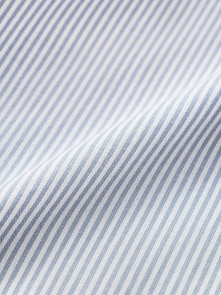 Oxford Stripes: Ice Blue Shirts