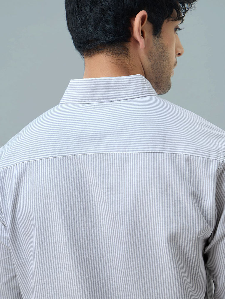 Oxford Stripes: Ice Blue Shirts
