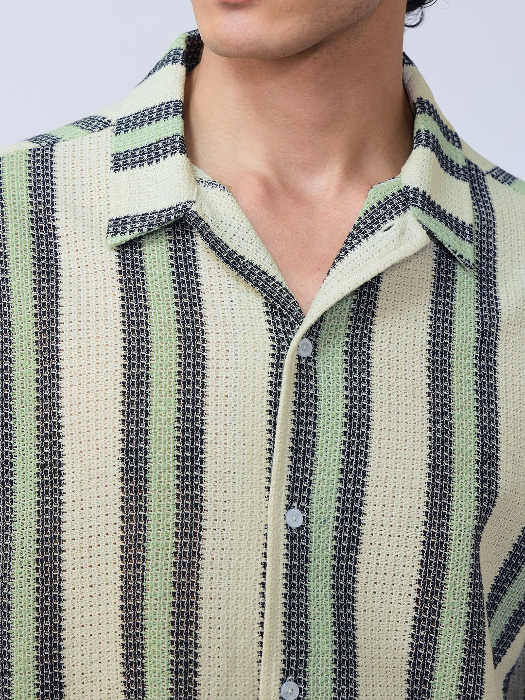 Textured Shirt: Ambrosia Men Textured Shirts