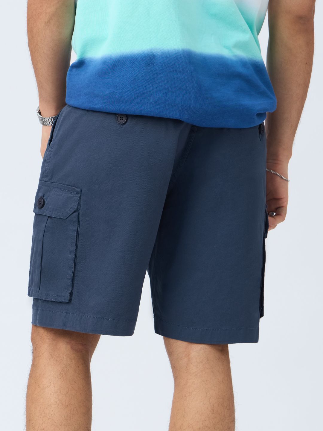 Cargo Shorts: Midnight Blue Men Cargo Shorts