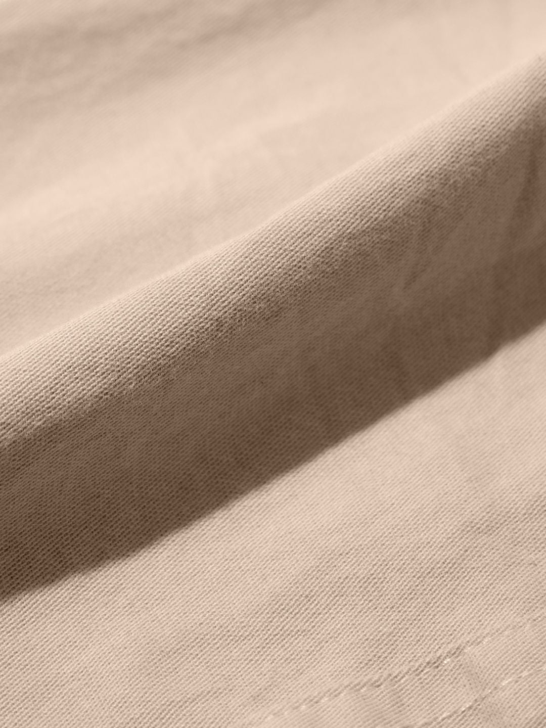 Solids: Champagne Beige Men Cargo Joggers