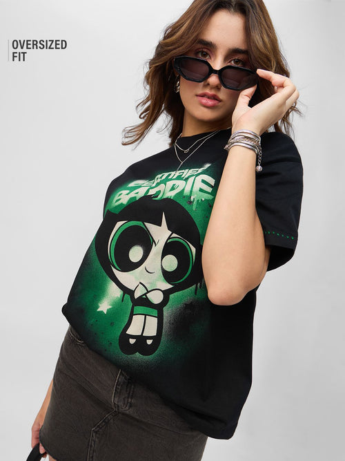 Powerpuff Girls: Certified Baddie Women Oversized T-Shirts