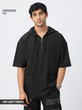 Hooded T-Shirt: Black Hooded T-Shirts