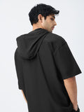 Hooded T-Shirt: Black Hooded T-Shirts