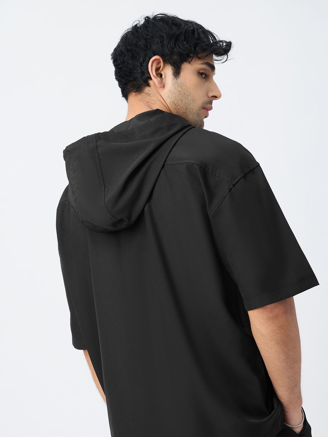 Hooded T-Shirt: Black Hooded T-Shirts