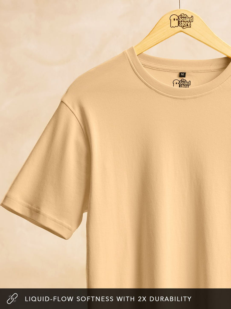Supima: Champagne Yellow Supima T-Shirts