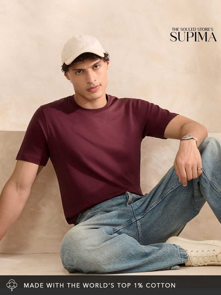 Supima: Deep Scarlet Supima T-Shirts