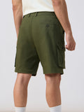 Cargo Shorts: Forest Green Men Cargo Shorts