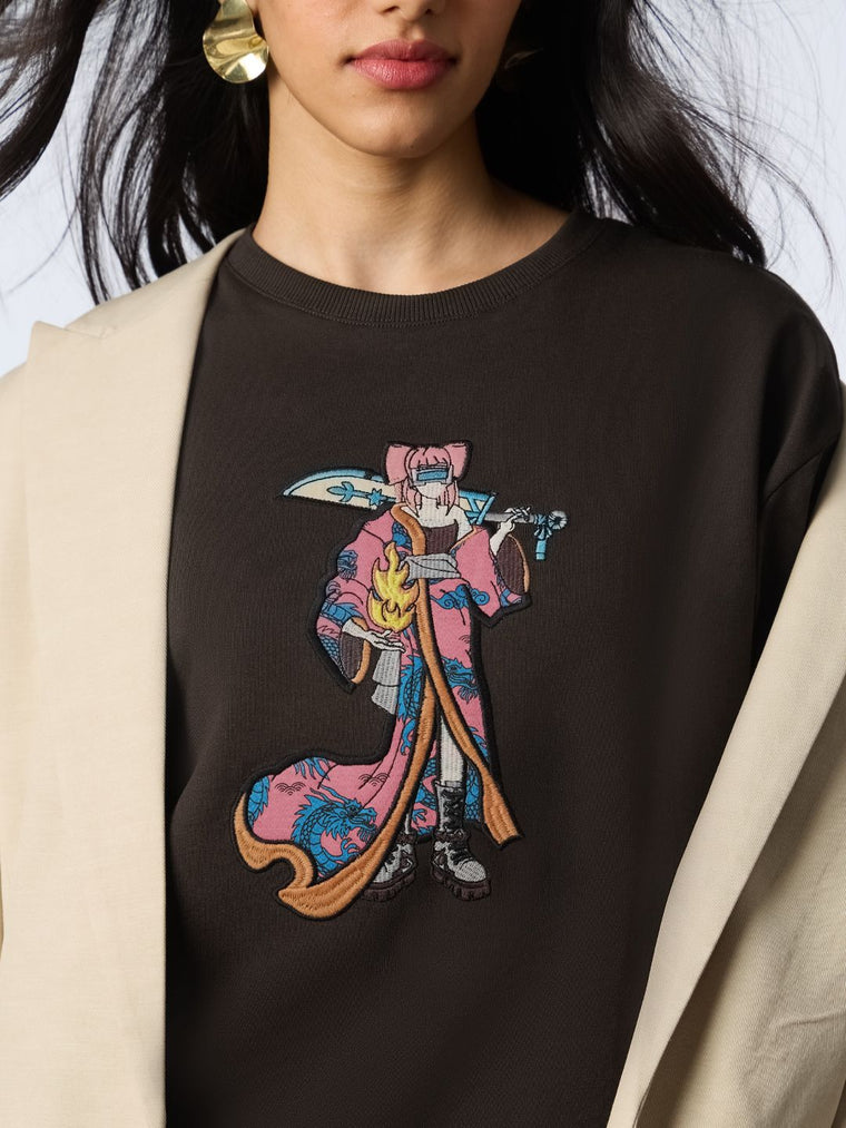 TSS Originals: Ukiyo-E Geisha Women Oversized T-Shirts