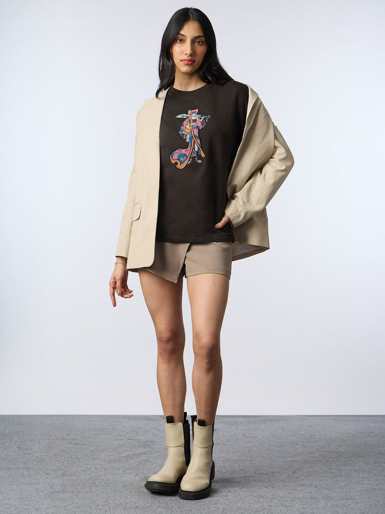 TSS Originals: Ukiyo-E Geisha Women Oversized T-Shirts