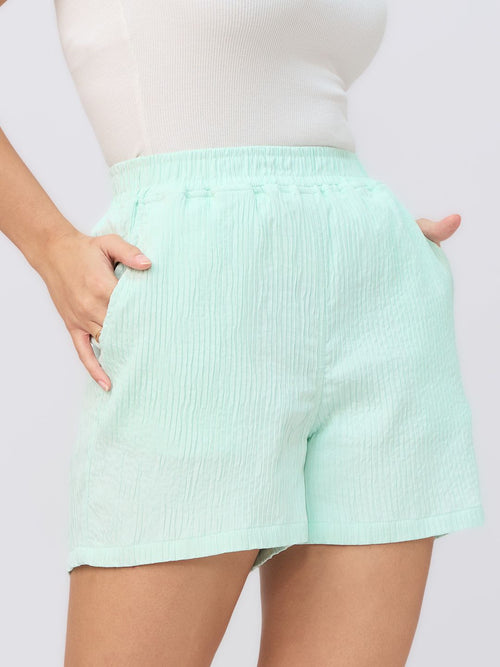 Summer Shorts: Aqua Women Shorts