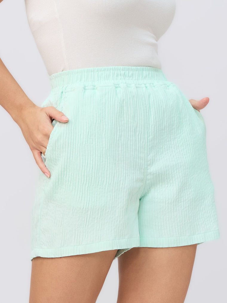 Summer Shorts: Aqua Women Shorts