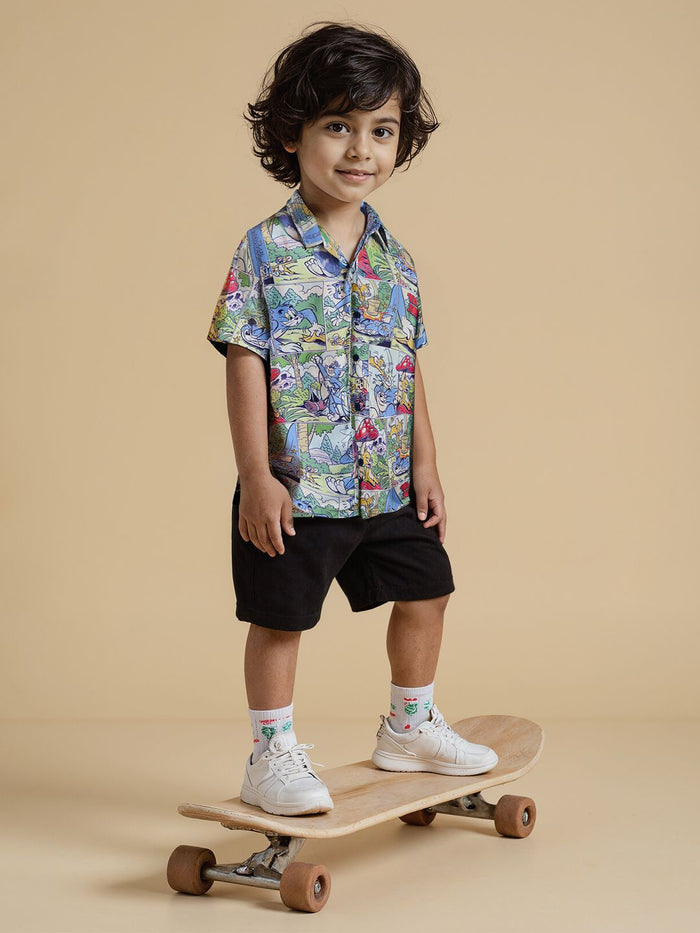 Tom & Jerry: Comics Boys Shirts (2-8 Yrs)