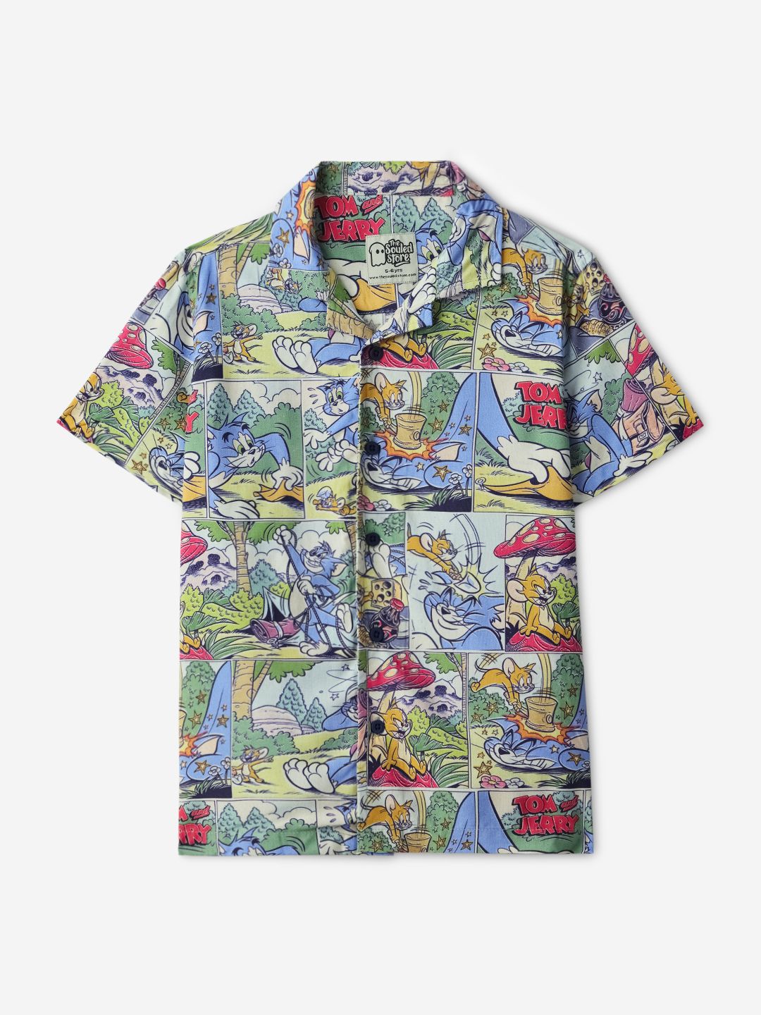 Tom & Jerry: Comics Boys Shirts (2-8 Yrs)
