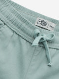 Solids: Sage Green Boys Cargo Joggers (2-8 Yrs)