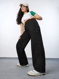 Carpenter Denim: Charcoal Drift Women Baggy Denims