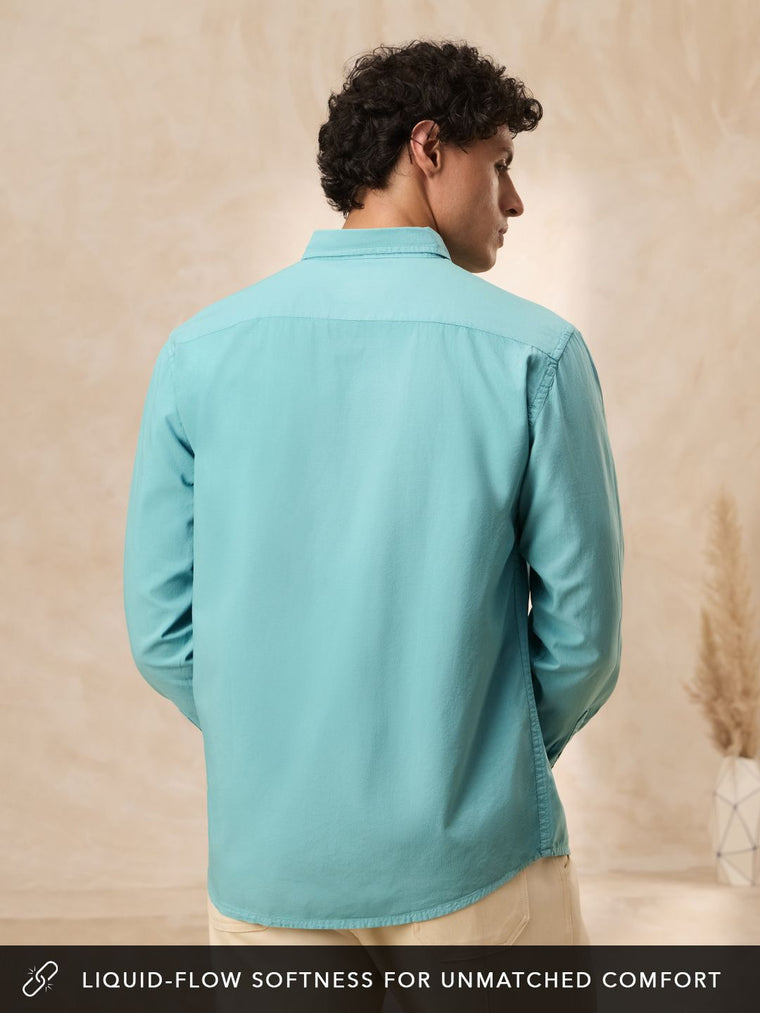 Supima Shirt: Lagoon Blue Supima Shirts