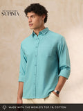 Supima Shirt: Lagoon Blue Supima Shirts