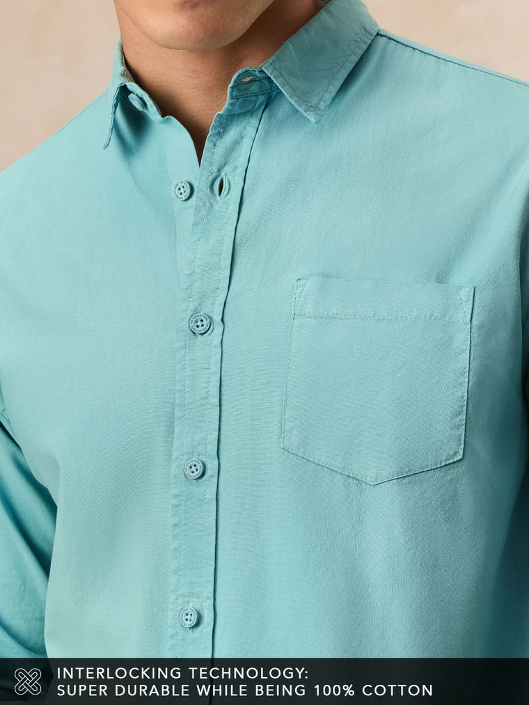 Supima Shirt: Lagoon Blue Supima Shirts