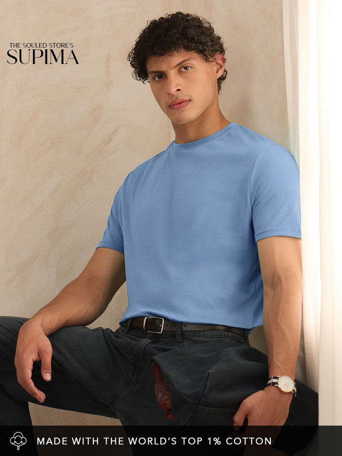 Supima: Stonewash Denim Supima T-Shirts