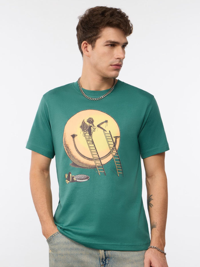 S.W.SMILEY: In Progress Men Relaxed Fit T-Shirts