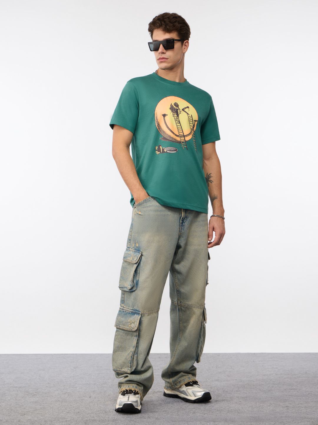 S.W.SMILEY: In Progress Men Relaxed Fit T-Shirts
