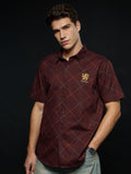 Harry Potter: Gryffindor Argyle Half Sleeve Shirts