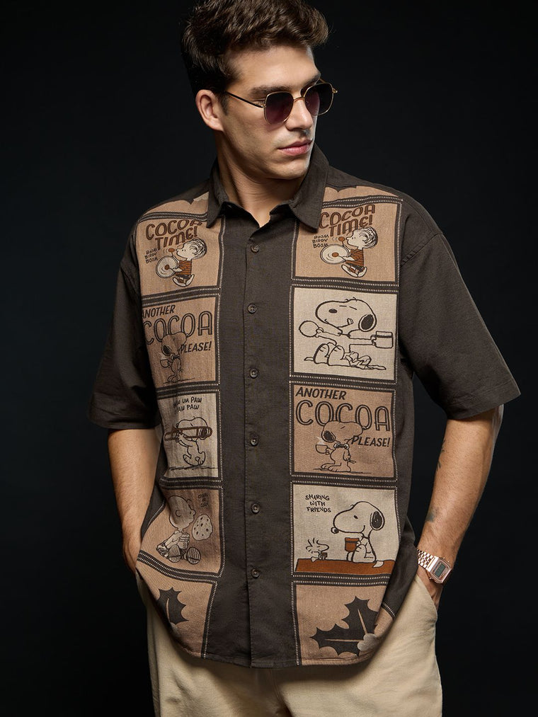 Peanuts: Retro Cotton Linen Shirts