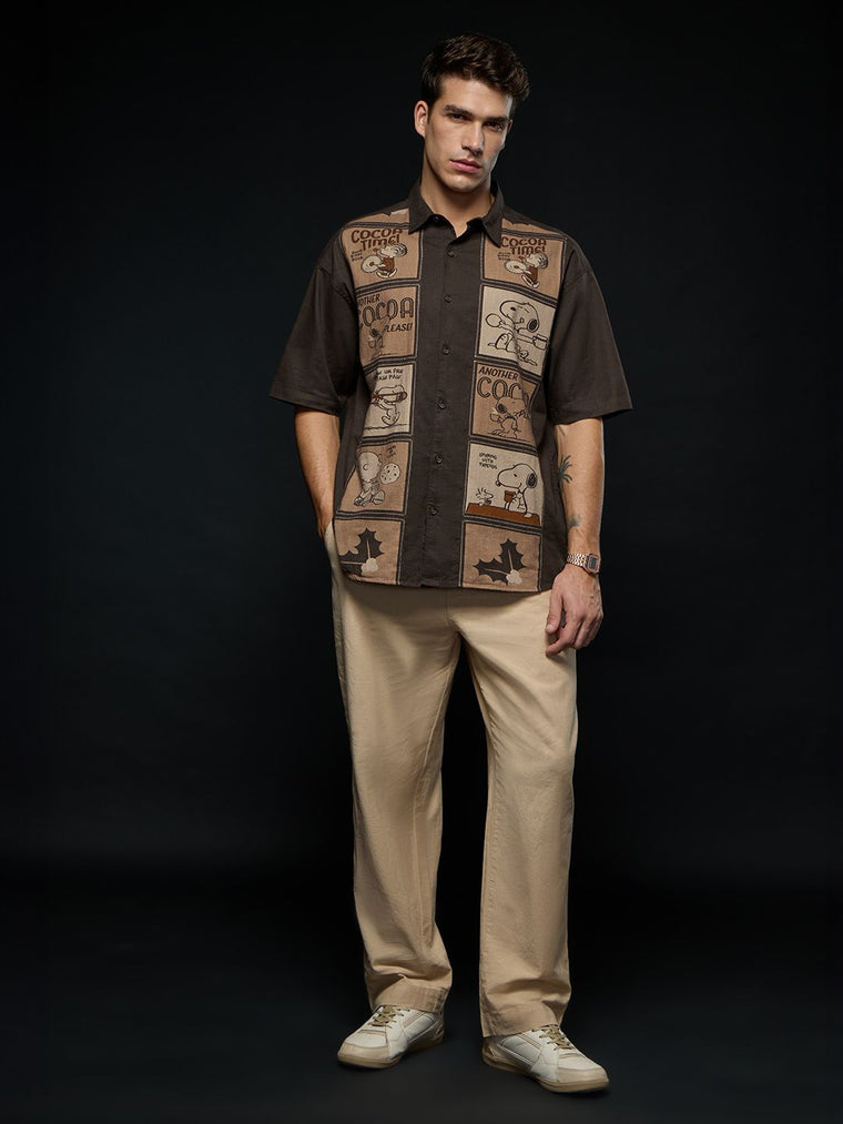 Peanuts: Retro Cotton Linen Shirts